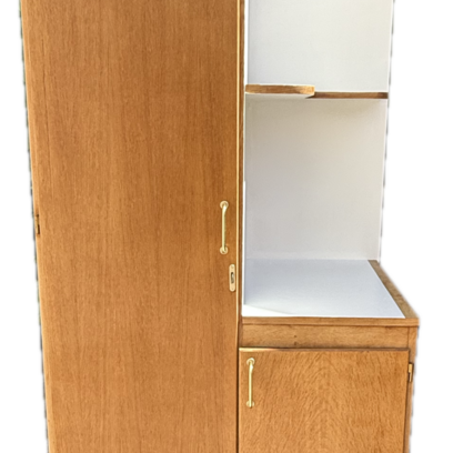 Vente avec paiement en ligne: Petite armoire vestiaire d’internat vintage industrielle