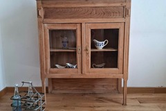 Vente avec paiement en ligne: Buffet Vitrine Campagne Chic Orme Pin Massif