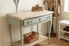 Vente avec paiement en ligne: Console d'appui Louis XV signée Claude Moulin