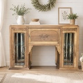 Vente avec paiement en ligne: Buffet Console Art Déco Bois Naturel Patiné