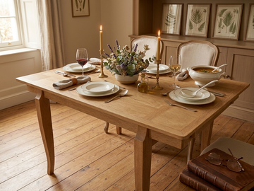 Vente avec paiement en ligne: Table Art Déco chêne extensible damier