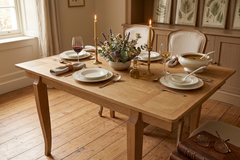 Vente avec paiement en ligne: Table Art Déco chêne extensible damier