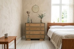 Vente avec paiement en ligne: Commode Art Déco bois vert, 4 tiroirs
