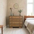 Vente avec paiement en ligne: Commode Art Déco bois vert, 4 tiroirs