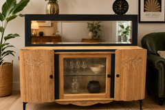 Vente avec paiement en ligne: Buffet Art Déco restauré en bois massif