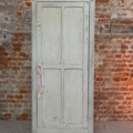 Vente avec paiement en ligne: Armoire parisienne patinée 1 porte blanc beige