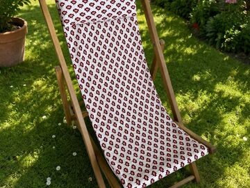 Vente avec paiement en ligne: Transat Chilienne Enfant Vintage Années 70 Jardin