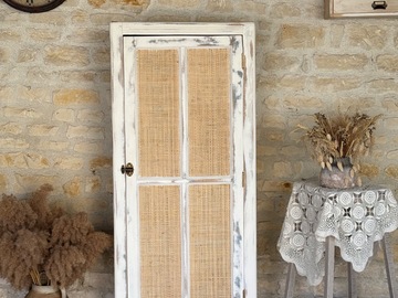 Vente avec paiement en ligne: Petite Armoire Parisienne Vintage Patinée 160 cm