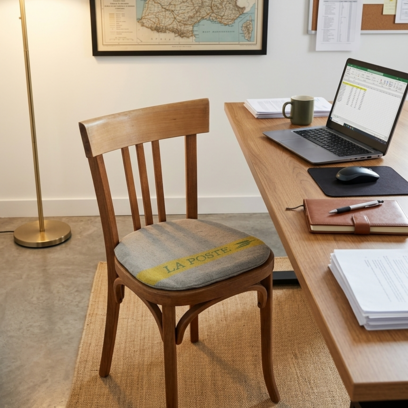 Vente avec paiement en ligne: Chaise Bistrot Baumann Vintage Restaurée