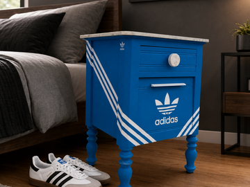 Vente avec paiement en ligne: Table de chevet bleue sportswear