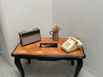 Vente avec paiement en ligne: Table Basse Street Art Noir Mat