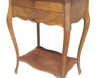 Vente avec paiement en ligne: Coiffeuse ancienne Louis XV noyer marquetée
