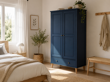 Vente avec paiement en ligne: Armoire penderie Rød Sødgren bleu ganne 